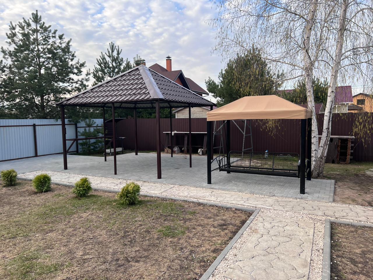 Как выбрать форму беседки под архитектуру дома и геометрию участка в Радужном